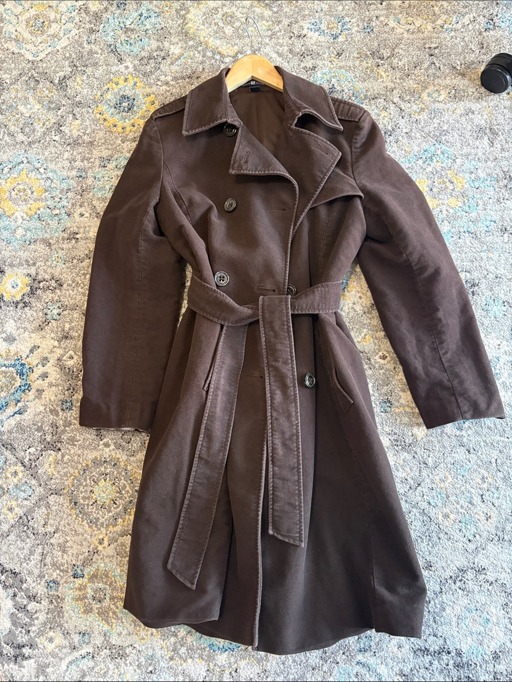 Vintage Gap Trench Coat in very good condition! 100%cotton Dark chocolate brown